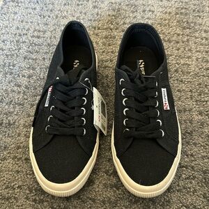 Superga black sneakers